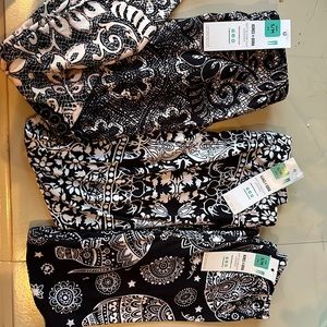 Lot of 3 Agnes and Dora kids leggings size s/M 3-6 never worn with tags